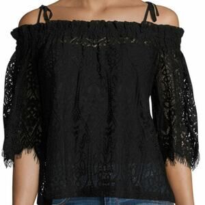 I jeans by Buffalo off the shoulder lace top
